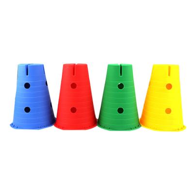 China LIGHTWEIGHT Low Price And High Quality Speed And Agility Training 32CM Soccer Goal Training Props for sale