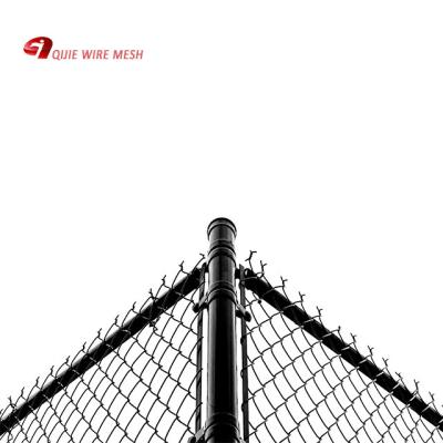 China Black Vinyl 9 Gauge 5 feet coated Chain Link Fence for sale