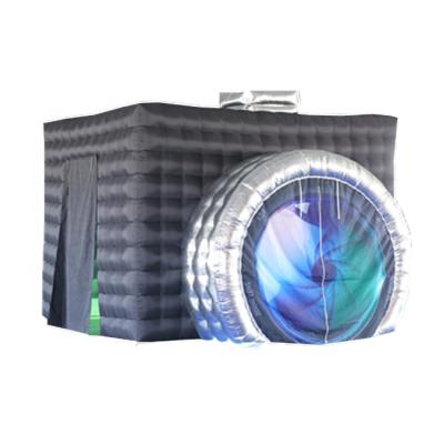 China Cheap Inflatable Fence Camera Photo Booth Or Photo Booth Backdrop With LED Light / 360 Backdrop Photobooth For Wedding Decoratioin for sale