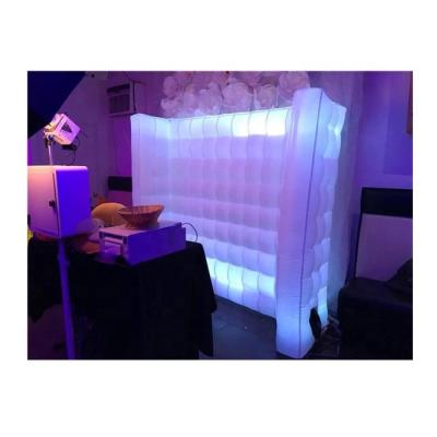 China Party LED Lighting Inflatable Photo Booth Backdrop Photo Booth Wall Backdrop Wall For Event for sale