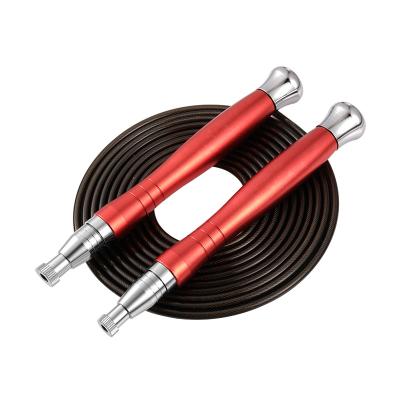 China Aluminum Alloy High Speed Jump Winding Non Supporting Jumping Rope Fitness Aluminum Alloy Screw Design Adjustable Jump Rope Non for sale