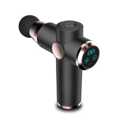 China Digital LCD Display/USB Mini Travel Size Electrical Portable 32 Speed Handheld Massager Factory Quality Button Version New for sale