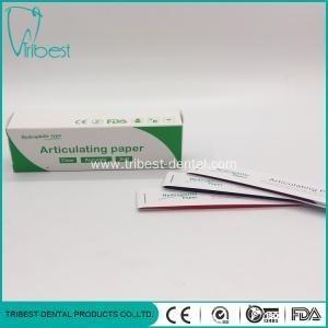 China Filme dental descartável da oclusão do papel da oclusão do ODM à venda