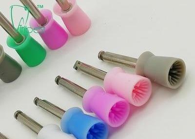 China Jogo de lustro dental do silicone do metal, copos de lustro dentais quatro seis páginas à venda