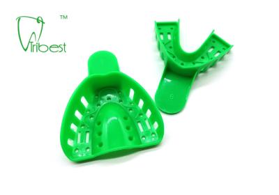China Dentadura completa material Tray With Tapping Holes do ABS à venda