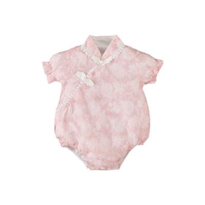 China Wholesale 100% Cotton Customized New Design Suitable Cotton Good Quality Price Newborn Baby Rompers Clothes for sale