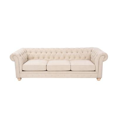 China CX Comfortable Luxury Living Room Furniture 3 Seater Fabric Velvet Bubble Sofa for sale