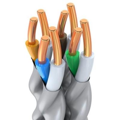 China Cat8 FFTP Ethernet Cable with 2000 MHz Bandwidth and Copper Conductor Material 50meters for sale
