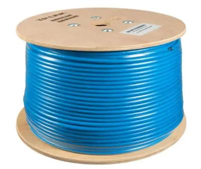 China FFTP CAT8 Ethernet Cable 2000 MHz Bandwidth 22AWG Stranded Blue PVC Jacket 50meters for sale