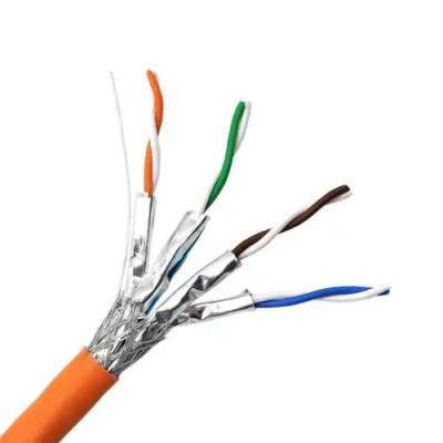 China SFTP CAT8 LSZH Jacket Material Cable 2000 MHz Frequency 22 AWG for Network Performance for sale