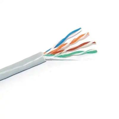 China 1000FT CAT5E UTP 24AWG Plenum Rated PVC Jacket High Speed Ethernet Cable for Wholesale for sale