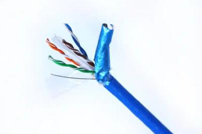 China Groothandel CAT5E FTP Blue PVC Ethernet kabel voor grootschalige netwerkinstallaties Te koop