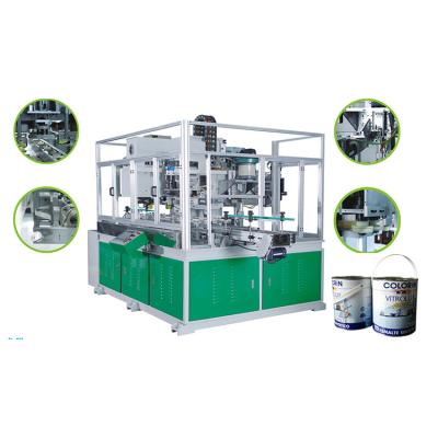 Chine Seau en plastique 5000A 35CPM de peinture de rond de Tin Can Making Machine For 5L de poignée à vendre