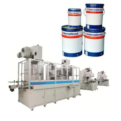 Chine Seau économique 35CPM de 25L Tin Container Making Machine For complètement automatique à vendre