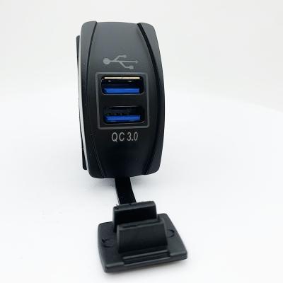 China Auto marine car DC12-24V usb car marine hot selling waterproof car/boat/boat charger etc. double with 12v socket for sale