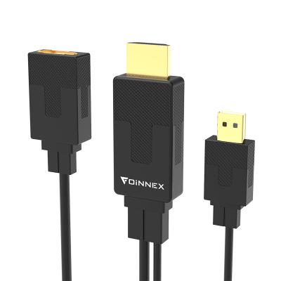China High Speed Conversion Resolution HDMI to DP Adapter HDMI to Displayport HDTV Cable with 4K 60Hz/1080p 60Hz for sale