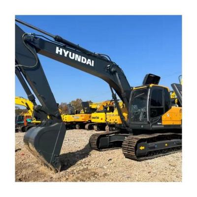 China 90% new and used excavator Hyundai 215vs excavator 21.5 tons used hydraulic tracked excavator for sale 0.75m³ for sale