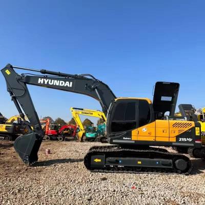 China CE Hyundai215VS Low Price Medium Used Crawler Machine Hyundai Excavator Crawler Digger For 215VS for Sale 0.75m³ for sale
