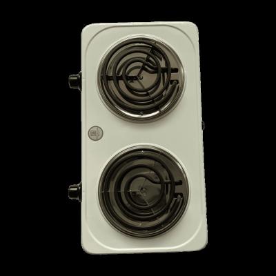 China 2021 GUANGZHOU Factory HOT SALE 500W 1000W Outdoor DOUBLE Countertop Electric Cooking Burner With Dual Adjustable Temperature Control for sale