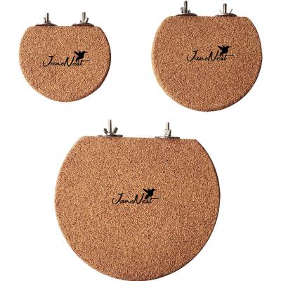 China New Viable Popular Producer Nuts Shell Sandy Round Plank Bird Stand for sale