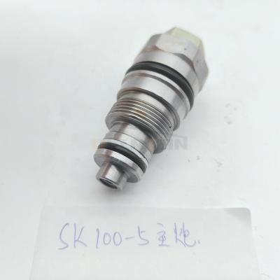 China SK100-5 Excavator Main Relief Valve Digger Accessories For Construction Works for sale