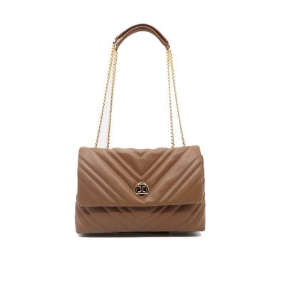 China Fashion PU Genuine Leather Office Bags Designer Classic Simple Design Shoulder Bags Cross - Body Bags for sale