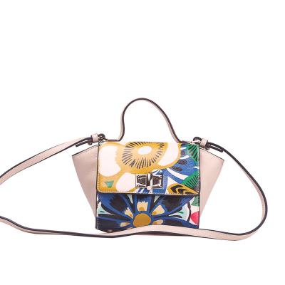 China Cheap Fashion Jelly Customized Small Cross - Body Multicolor Handbags Flower Printing Shoulder Bags for sale