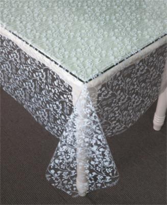 China manteles transparentes de la anchura del 137cm 0.07m m Luxry plástico de impresión 180GSM en venta
