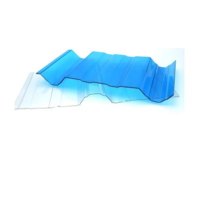 China UV Protection Durable Polycarbonate Made Corrugated Sheet 6m Customized Length for sale