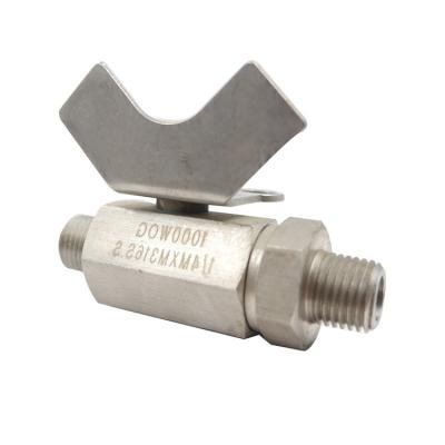 China General Good Quality And Price Mini Stainless Steel 304 Valve Ball Valve for sale