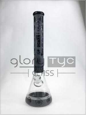 Chine Le verre de conduites d'eau de becher Bongs 18 pouces de Borosilicate de percolateur de tuyau de barboteur à vendre