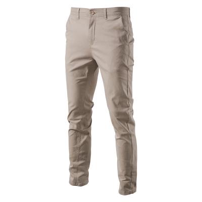China New Men's Pants Customizable Spring Spandex/Cotton Breathable Japanese Youth Business Casual Men's Thick Pants for sale