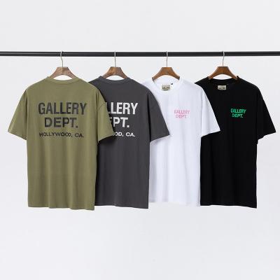 China HIGH STREET GALLERY DEPARTMENT printed round neck short sleeve tee for men and women fashion trend brand T-shirts for sale