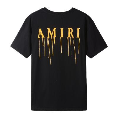 China The High Street Summer Street Style Casual Clothes Pattern High Street Fashion Brand Cotton Bone Short Sleeve Men's T-shirts for sale