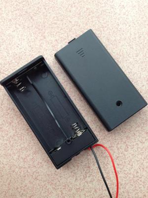 China Plastic Holder for 2pcs AA Batteries with Cover and Switch for sale