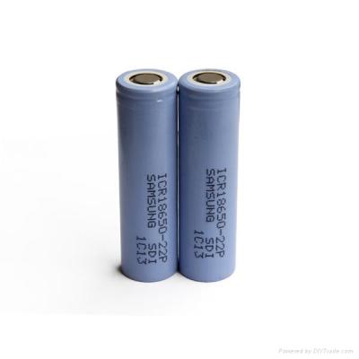 China Samsung ICR18650-22P 3.7V 2150mAh Battery with 10A Constant Discharge Current for sale