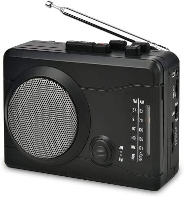 China Cassette Player Personal Audio Recorder Built-in Speaker, Radio Recording Cassette Recorder To Digital MP3 Converter FM/AM BR638 Function for sale