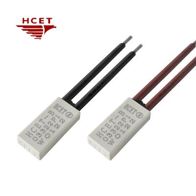 China HCET-B Bimetal PTC Temp Cut Off Switch 105℃ Thermal Overload Protector ODM for sale