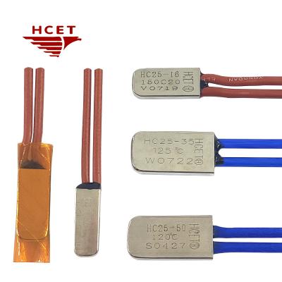China Customized 25A Thermal Temp Heater Cutoff Switch Motor HC25 Series for sale
