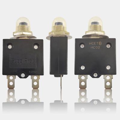 China 15A HCET 88/98 Bimetallic Thermal Overload Protector Mechanical Over Current Switch for sale