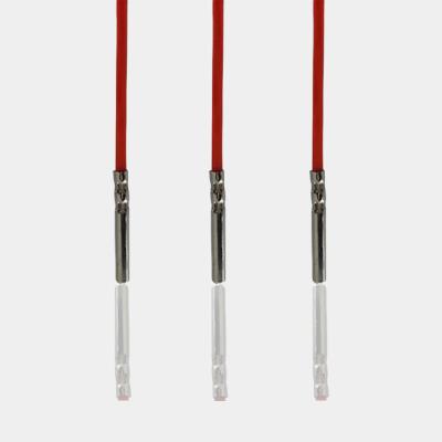 China Stainless Steel 3 Wire Flexible PT100 Thermal Sensor RTD Platinum Resistance Temperature Probe for sale