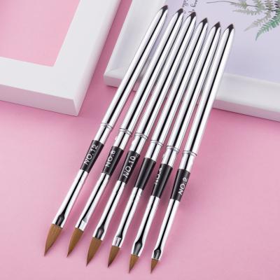 China Beauty Care Make Tools Professional Nail Art Care Tool 100% Acrylic Nail Brush For Nail Art High Quality Crystal Quicksand Manicure Pen for sale