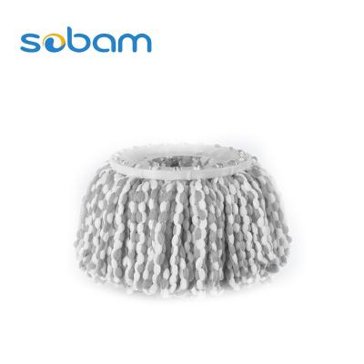 China Sustainable Mop and Bucket set Replacement Floor Spin cleaning head Mop Hand Easy Microfiber Spinning Floor Mop Cleaning Tools for sale