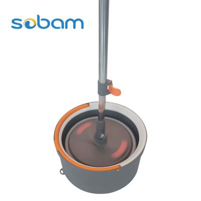 China Sustainable Mop for Floor Cleaning Mop and Bucket With Wringer Set for sale