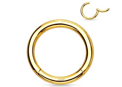 Chine Hélice perçant le Clicker de l'or 14K pour le tragus 16g-40g de cartilage à vendre