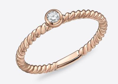 Chine Anneau carré de septum d'or massif du diamant 14k, anneau 1.0mm×10mm de narine de cercle à vendre