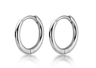 Chine ODM sexy de boucles d'oreille de cercle d'or de l'hélice 14k pour la dimension des femmes 1.2mm×10mm à vendre