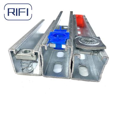 Cina Acciaio al carbonio canale unistrut P1000 con spessore 0,8 mm-3 mm per industria in vendita