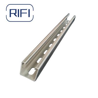 Cina Montaggio a parete in acciaio inossidabile Unistrut Slotted Strut Channel con spessore da 0,8 mm a 3 mm in vendita