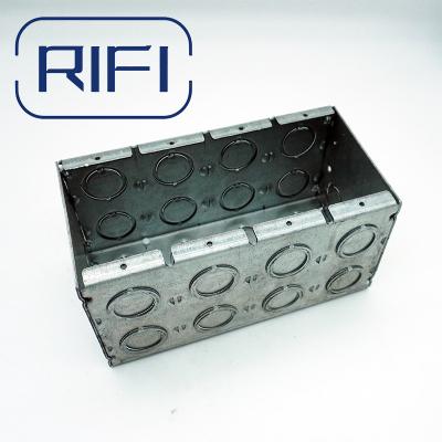 China UL Standard Masonry Electrical Box 4 Device Non-gangable Installation For Versatile Applications for sale
